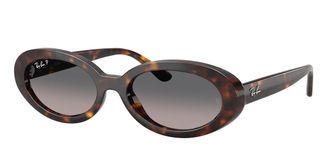 Ray-Ban RB2223F Asian Fit Polarized 902/M3 Womens Sunglasses Tortoiseshell Size 54