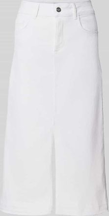 Milano Milano Italy Jeansrock im 5-Pocket-Design in Weiss, Gr&ouml;&szlig;e 34