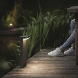 Philips Bustan Borne Luminosa Exterior Antracita 22x9x40 Cm