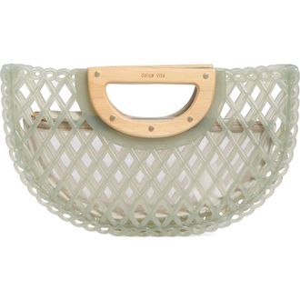 Dolce Vita Solandra Jelly Clutch in Seafoam at Nordstrom