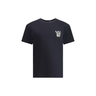 Valentino Black Cotton Mens T-Shirt