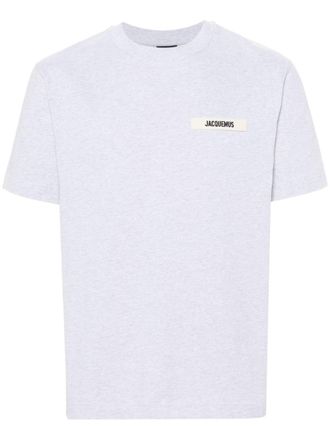 Jacquemus Top Le T-shirt Gros Grain - Grigio