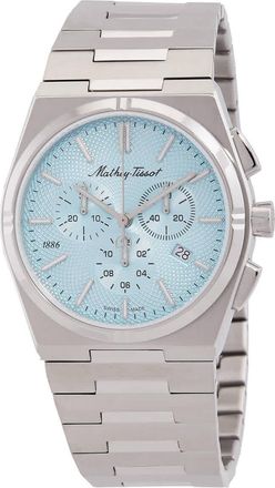 Mathey-Tissot Zeus Chronograph Quartz Blue Dial Mens Watch H118CHSK