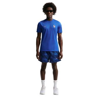 Nike Lichtgewicht T-shirt voor heren, Frankrijk (Blauw/oranje)