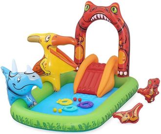 Trade Shop Trade Shop - Parco Giochi Acquatico Jurassic Splash Piscina Gonfiabile Da Esterno Per Bambini 53160
