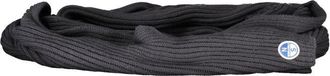 North Sails Mens Ribbed Knit Scarf Dark Grey Cotton - One Size