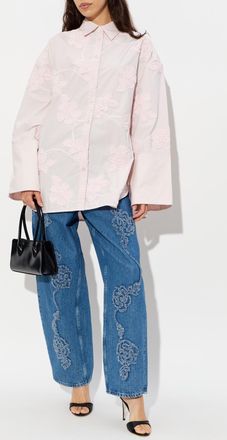 Rotate Oversized Shirt, Womens, Pink