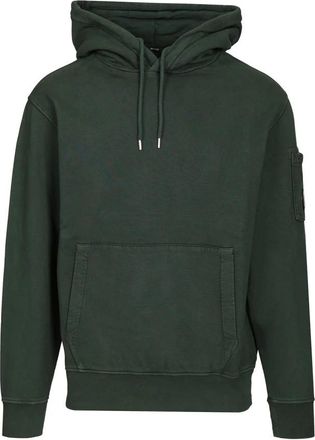 C.P. Company Sweatshirts & Hoodies - Heren - Hoodies - Groen - L - Katoen - Hoodies & sweatvesten