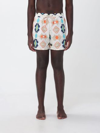 Noisy May Boxer da mare in poliestere con stampa floreale e vita con coulisse