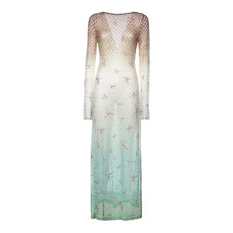 Missoni Maxi Dresses, female, Multicolor, Size: XS Long Cover Up Dress