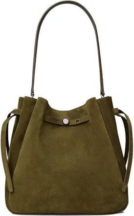 Tory Burch Large Romy Suede Bucket Bag in Leccio at Nordstrom