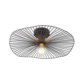 Lindby L&aacute;mpara De Techo ruota En Negro Metal - Lindby