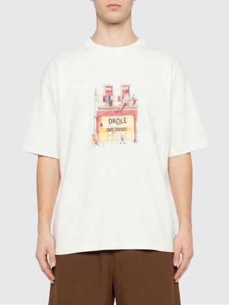 Dr&ocirc;le de Monsieur T-shirt girocollo Dr&ocirc;le De Monsieur in cotone con stampa grafica