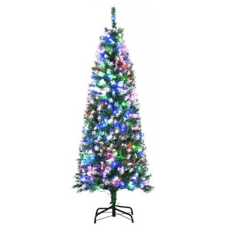 HOMCOM Tree Slim 5 with 250 Multi Coloured LED Lights | TJ Hughes