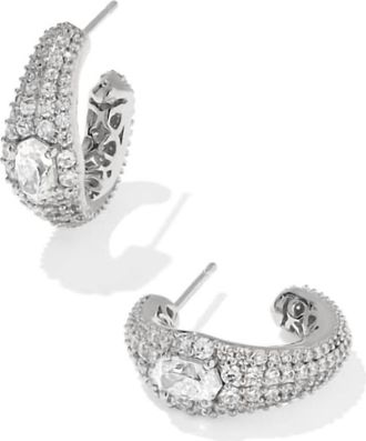 Kendra Scott Bella Stud Earrings In Silver