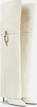 Givenchy Shark Lock Stiletto over-the-knee boots