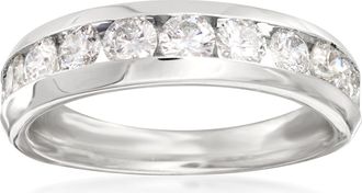 Ross-Simons Diamond Wedding Ring in 14kt White Gold