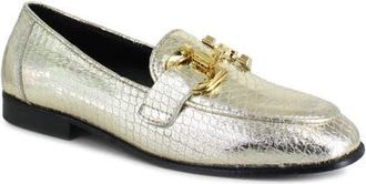 Zigi Soho Gretel Bit Loafer in Gold Lthr at Nordstrom, Size 10Us