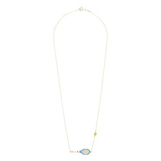 Aliita Necklaces, female, Yellow, Size: ONE SIZE Tennis Pelota Polished Necklace