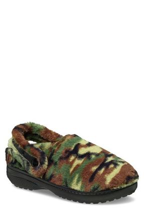 Crocs Classic Unfurgettable Camo Clog in Army Green Multi at Nordstrom, Size 10 Womens