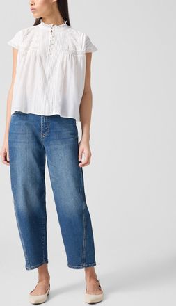 Vanessa Bruno Womens Caleb high-waisted barrel-leg jeans
