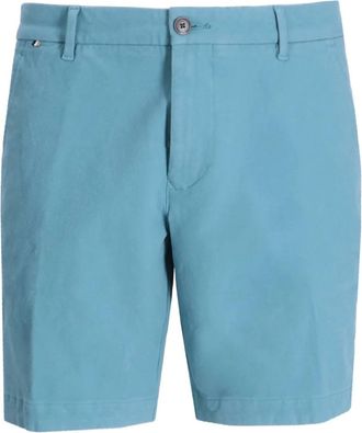 BOSS cotton twill shorts - Blue