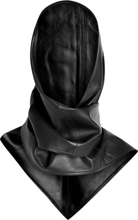 Nour Hammour Leather Head Scarf - Black - One Size