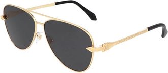 Versace Aviator Zonnebril - unisex - Zonnebrillen - Geel - 61 MM - Accessoires