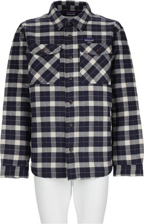 Patagonia Blue Checkered Button-Up Casual Shirt