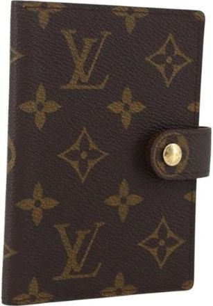 Louis Vuitton Pre-owned Wallets, female, Brown, Size: ONE SIZE Pre-owned Canvas Home-Office Wallet