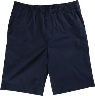 Calvin Klein Katoenen Bermuda Shorts met Koord - Heren - Korte Broeken - Blauw - W31 - Katoen - Korte Broeken