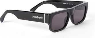 Palm Angels Midway Grey Square Unisex Sunglasses PERI085 1007 53