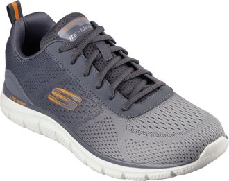 Skechers Sneaker SKECHERS TRACK-RIPKENT, Herren, Gr. 48,5, gr&uuml;n (oliv, grau), Synthetik, Textil, Schuhe Sneaker, Freizeitschuh, Halbschuh, Schn&uuml;rschuhin vegane