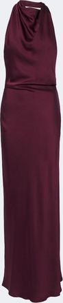 SIMKHAI Reannon halterneck satin gown