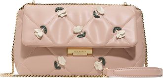 Ted Baker Lisa Marie Quilted Crossbody Bag in Medium Pink at Nordstrom Rack