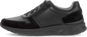 Gabor Schoenen, Heren, Zwart, 41 1/2 EU, Leer, Rollingsoft Sneaker