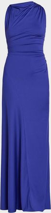 Victoria Beckham Sleeveless Draped Cutout Maxi Dress