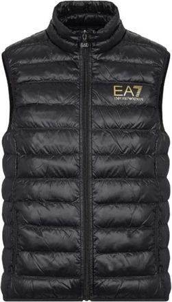 Emporio Armani Packable Core Identity Vest - Heren - Bodywarmers - Zwart - L - Jassen