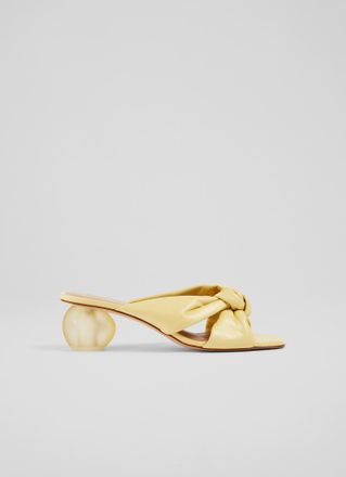 L.k. Bennett Womens Jolene Formal Sandals, Lemon - Yellow - Size UK 7