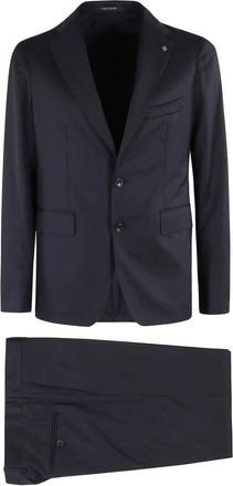 Tagliatore Single Breasted Suits, male, Blue, Size: 2XL Solaro Suit
