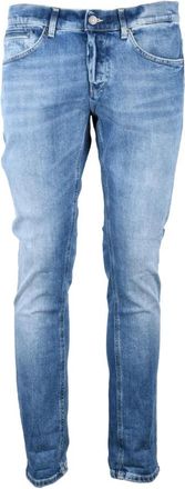 Dondup Heren, Jeans, Blauw, Maat: W30 Katoen