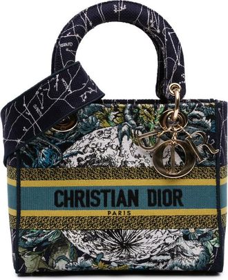 Dior Pre-owned Dior Medium Embroidered Canvas Zodiac Lady D Lite Ladies J2WKBM1V43A01QZD