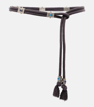 Isabel Marant Aleea embellished cotton belt