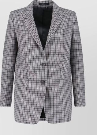 Tagliatore tailored jacket with back vent and notch lapel