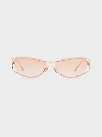 Charles & Keith Ainsley Geometric Sunglasses