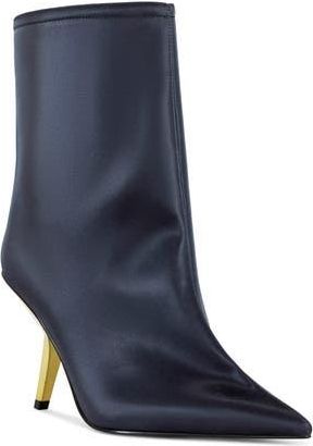 Azalea Wang Quinney Pointed Toe Bootie in Navy at Nordstrom Rack, Size 6.5