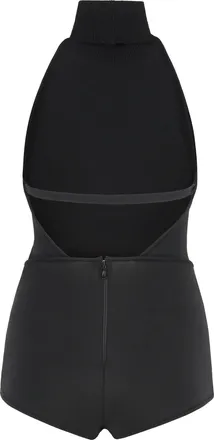 Max Mara Womens Knit Bodysuit Apogeo Black Polyester Tops Top