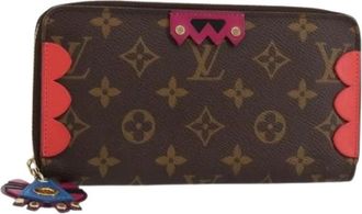 Louis Vuitton Pre-owned Wallets, female, Brown, Size: ONE SIZE Pre-owned Canvas Wallet