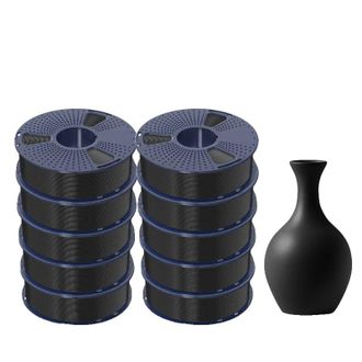 OEM Filamento 3d, Alta Fluidez, Ecol&oacute;gico, Pla-meta Negro