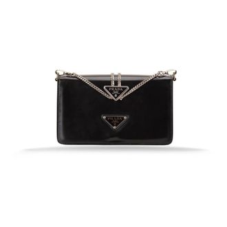 Prada Shoulder Bag - female - Prada - Cross Body Bags - Black - ONE SIZE - Bags